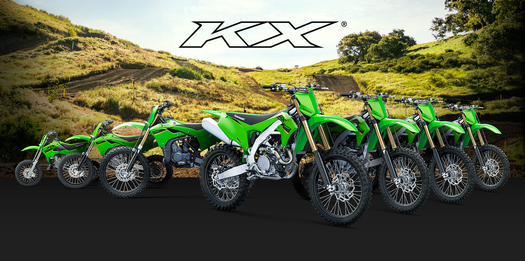 KX FAMILY: KX65 KX85 KX100 KX450 KX250 KX450X KX250X